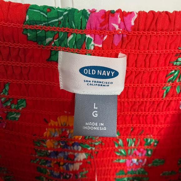 Old Navy floral sundress. Size L. - Picture 3 of 5